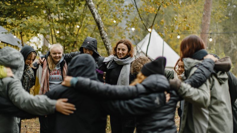 “Game On: Don’t let climate change end the game!” camp on the River Brasla